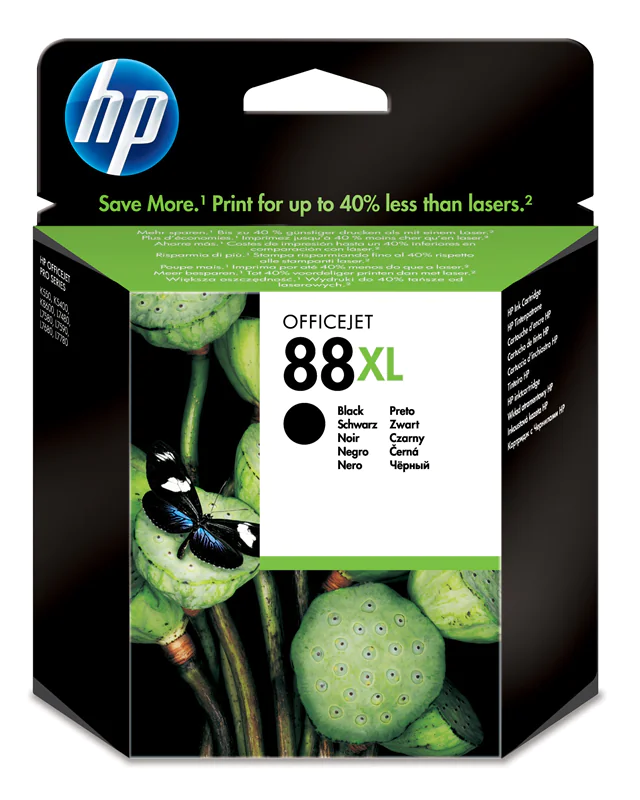 HP 88XL - 58.9 ml - Hohe Ergiebigkeit - Schwarz C9396AE