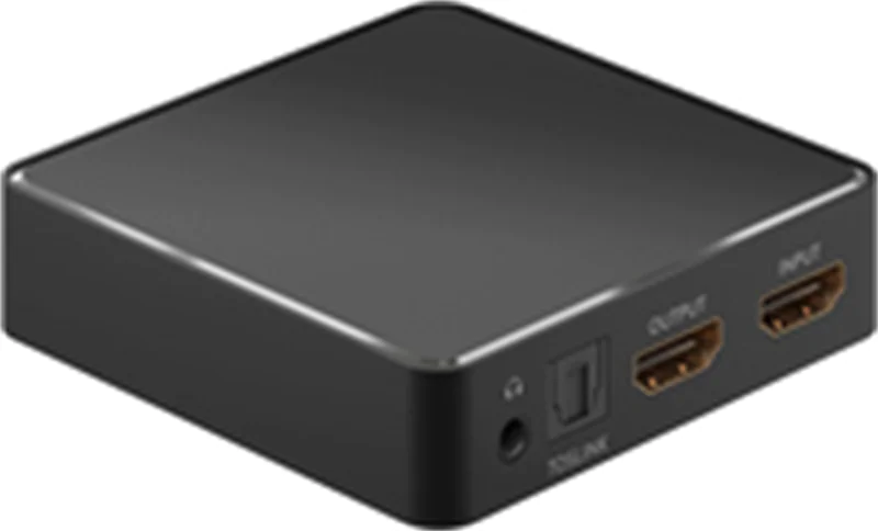Goobay HDMI Audio Extractor 4K a 30 Hz - extracts the audio signals from an source