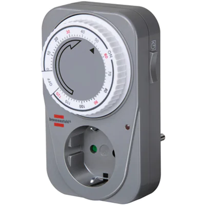 brennenstuhl® Zeitschaltuhr MC 120 1min grau