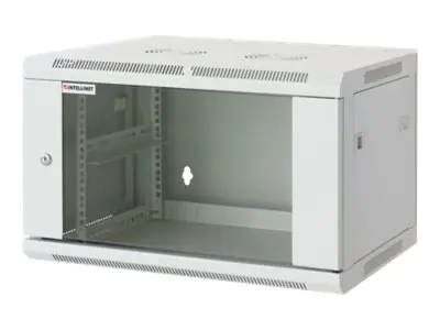 Intellinet Network Cabinet, Wall Mount (Standard), 15U, Usable Depth 350mm/Width 540mm, Grey, Assembled, Max 60kg, Metal & Glass Door, Back Panel, Removeable Sides,Suitable also for use on desk or floor, 19",Parts for wall install (eg screws/rawl plugs) n Intellinet Network Cabinet, Wall Mount (Standard), 15U, Usable Depth 350mm/Width 540mm, Grey, Assembled, Max 60kg, Metal & Glass Door, Back Panel, Removeable Sides,Suitable also for use on desk or floor, 19",Parts for wall install (eg screws/rawl plugs) n