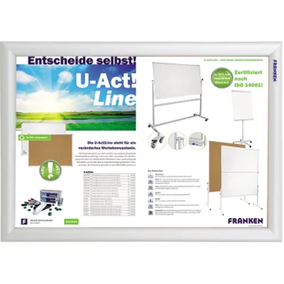 Franken Wechselrahmen BS1802 32,8x45,1x1,1cm Aluminium silber Franken Wechselrahmen BS1802 32,8x45,1x1,1cm Aluminium silber