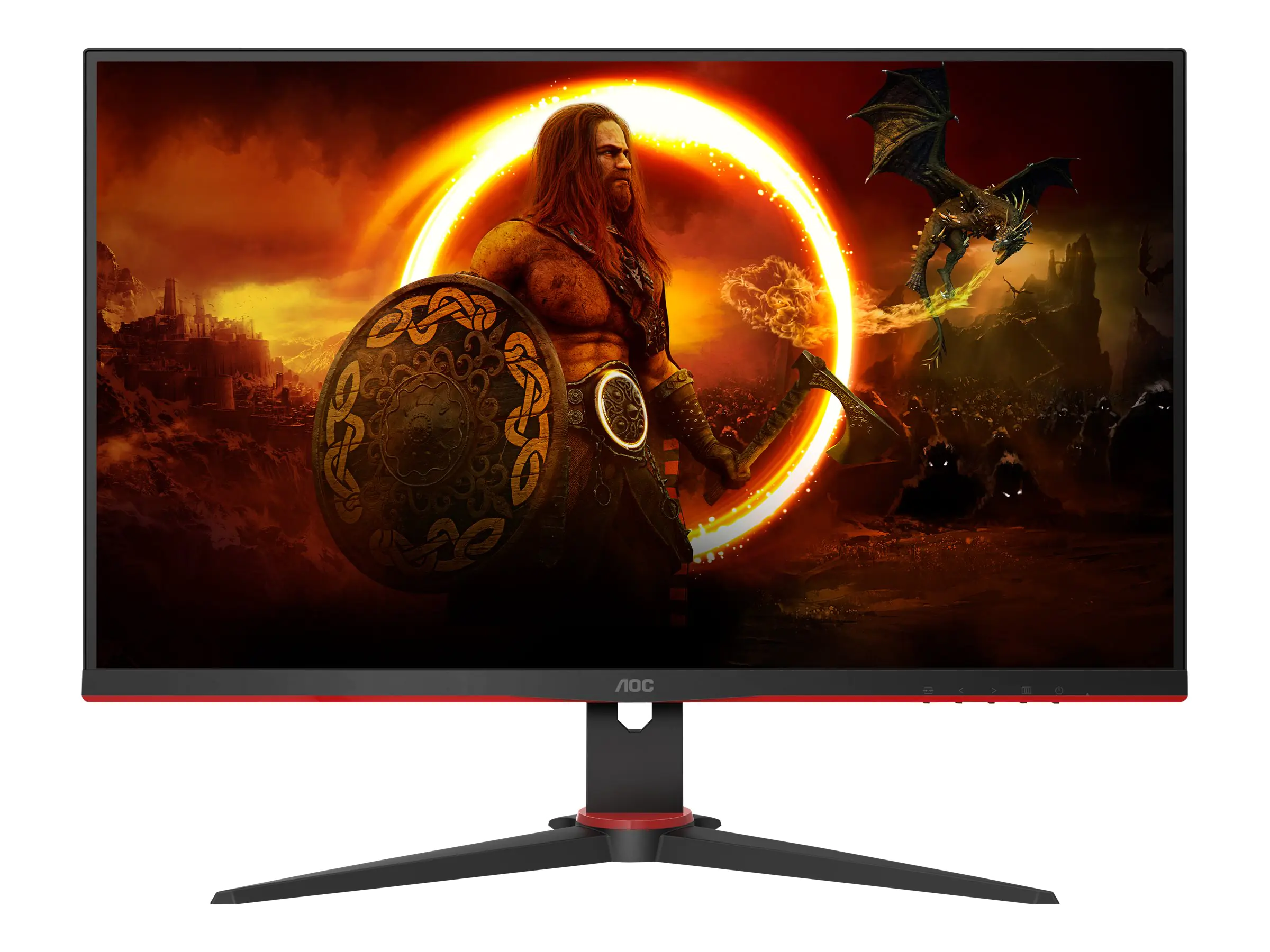 AOC Gaming 24G2SAE/BK - LED-Monitor - Gaming - 61 cm (24") (23.8" sichtbar) - 1920 x 1080 Full HD (1080p) @ 165 Hz - VA - 350 cd/m² - 1 ms - 2xHDMI, DisplayPort