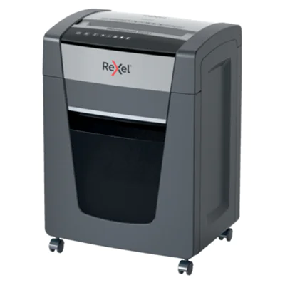 Rexel® Aktenvernichter Momentum P515+ P-5 Papier, Heftklammern, Büroklammern Partikelschnitt 16 Bl. (70 g/m²) schwarz Rexel® Aktenvernichter Momentum P515+ P-5 Papier, Heftklammern, Büroklammern Partikelschnitt 16 Bl. (70 g/m²) schwarz