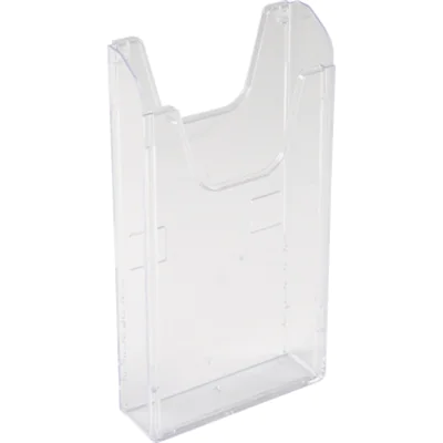 Exacompta Wandprospekthalter 65658D A4 quer 1Fach transparent Exacompta Wandprospekthalter 65658D A4 quer 1Fach transparent