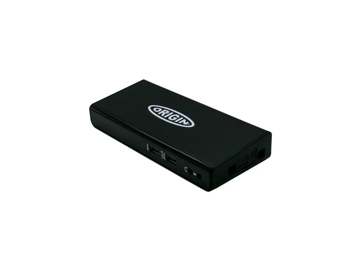 Origin Storage USB 3.0 Single/Dual Docking Station - Dockingstation - USB 3.0 - DVI, HDMI - 1GbE