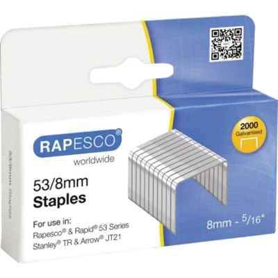 RAPESCO Heftklammern 0752 53/8mm verzinkt RAPESCO Heftklammern 0752 53/8mm verzinkt
