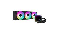 Deepcool Infinity Series LS720 SE - Prozessor-Flüssigkeitskühlsystem - Kühlergröße: 360 mm - (für: LGA1155, LGA1150, LGA1151, AM4, LGA1200, LGA1700, AM5) - 120 mm - Schwarz
