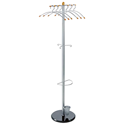 ALCO Garderobenständer 2805 48x178x48cm silber +6Kleiderbügel ALCO Garderobenständer 2805 48x178x48cm silber +6Kleiderbügel