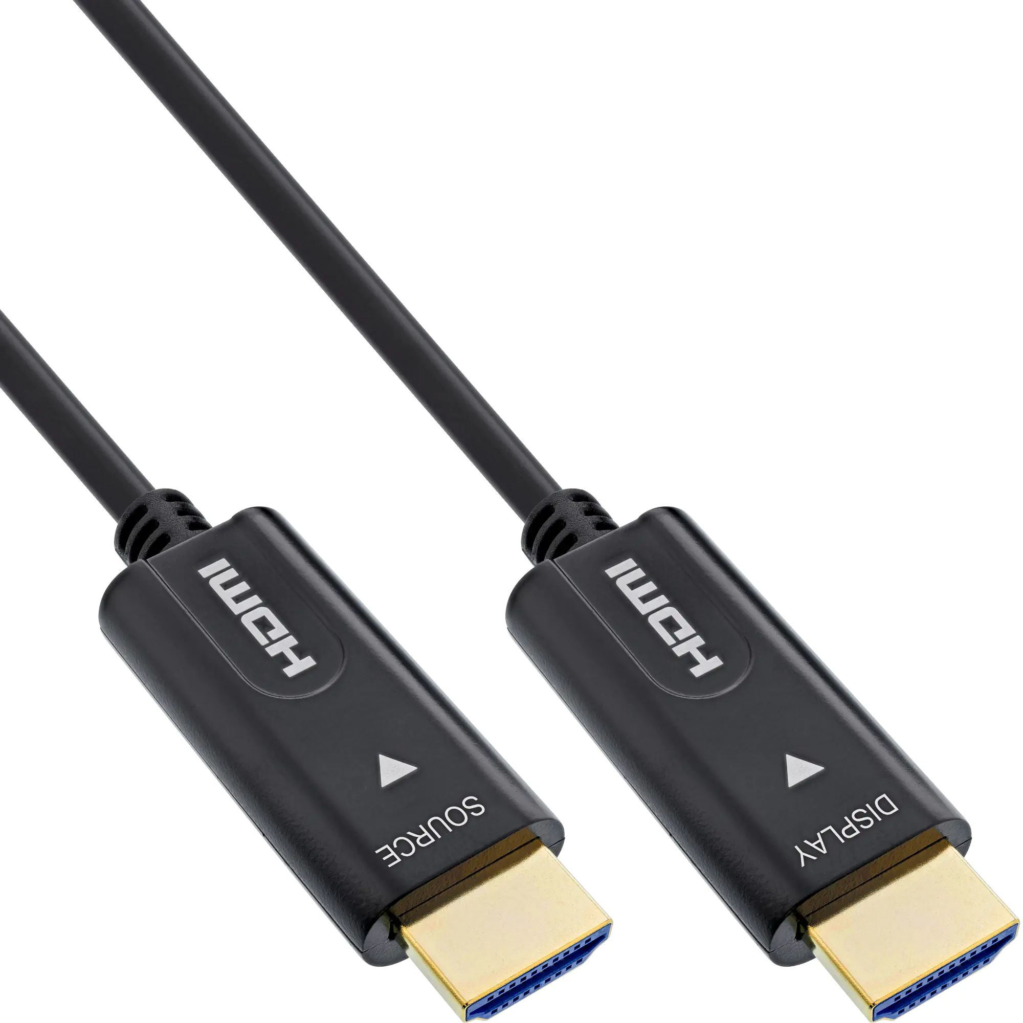 InLine - High Speed - HDMI-Kabel mit Ethernet - HDMI männlich zu HDMI männlich - 50 m - Hybrid Kupfer/Kohlefaser - Schwarz - Active Optical Cable (AOC), unterstützt 4K 60 Hz (3840 x 2160), unterstützt 4K 60 Hz (4096 x 2560), Unterstützung für 3D-Video, bi InLine - High Speed - HDMI-Kabel mit Ethernet - HDMI männlich zu HDMI männlich - 50 m - Hybrid Kupfer/Kohlefaser - Schwarz - Active Optical Cable (AOC), unterstützt 4K 60 Hz (3840 x 2160), unterstützt 4K 60 Hz (4096 x 2560), Unterstützung für 3D-Video, bi