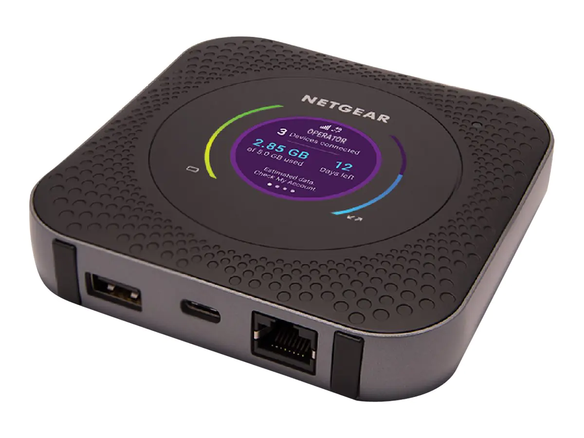 Netgear Nighthawk M1 Mobile Router - Mobiler Hotspot - 4G LTE Advanced - 1 Gbps - 1GbE, Wi-Fi 5