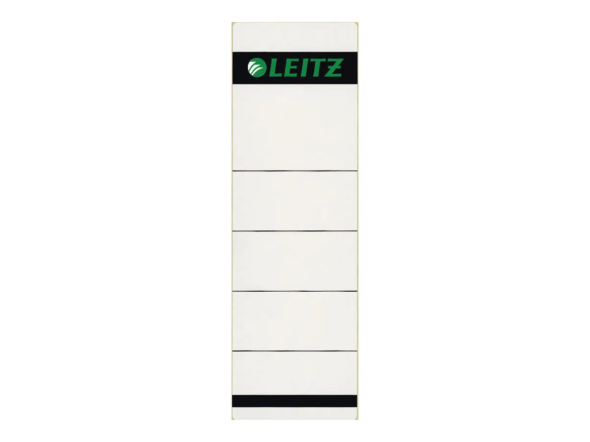 Leitz Ordneretikett 16420085 kurz/breit Papier grau 10 St./Pack.