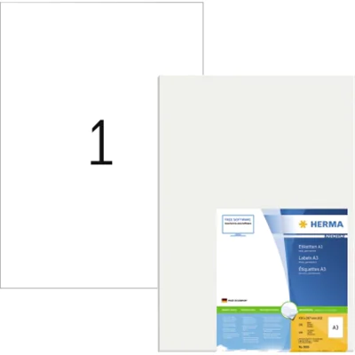 HERMA Etikett 8692 420x297mm weiß 100 St./Pack.