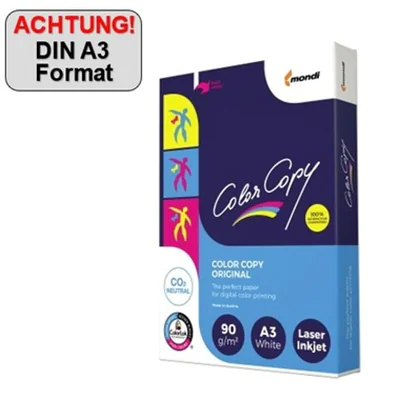 Color Copy Kopierpapier 2100005106 DIN A3 90g weiß 500 Bl./Pack. Color Copy Kopierpapier 2100005106 DIN A3 90g weiß 500 Bl./Pack.
