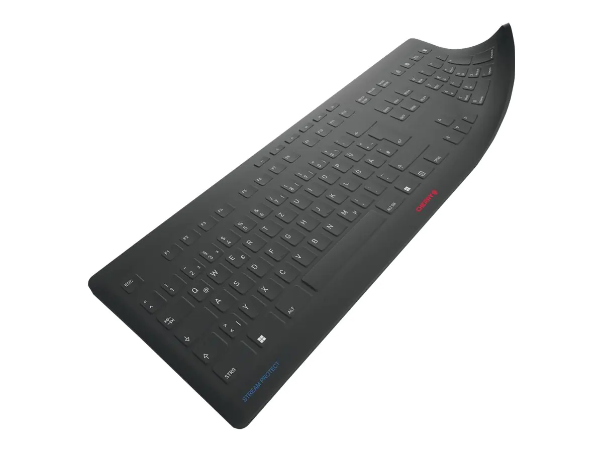 CHERRY STREAM PROTECT MEMBRANE - Tastatur-Abdeckung - GB-Englisch, 105 + 10 - Schwarz - für STREAM KEYBOARD, KEYBOARD WIRELESS