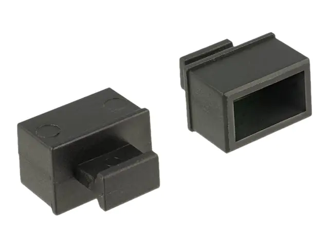 DeLOCK Dust Cover for SFP - Schutzumschlag - Schwarz (Packung mit 10)