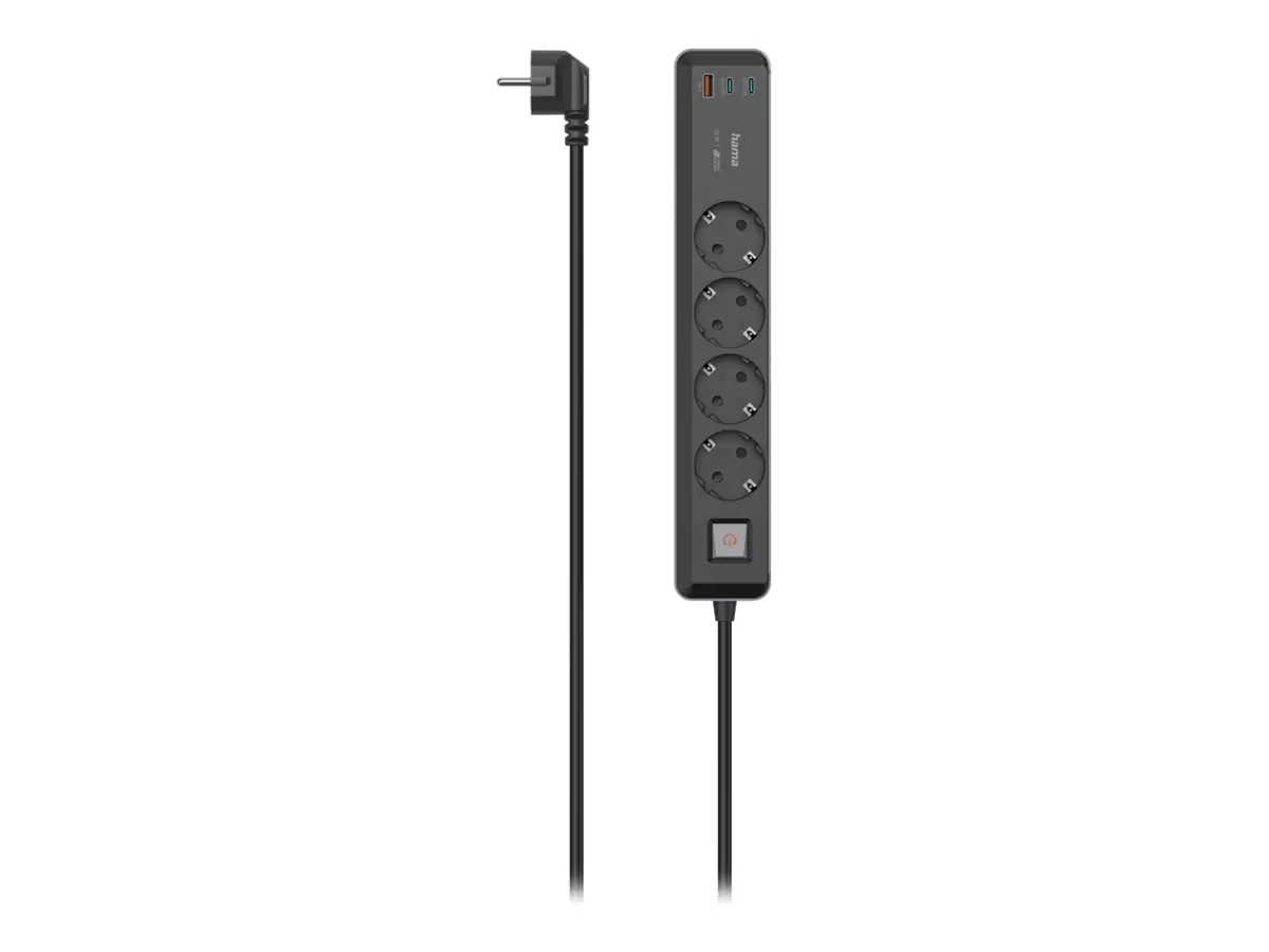Hama Steckdosenleiste - USB-C / USB-A 65W 00223189