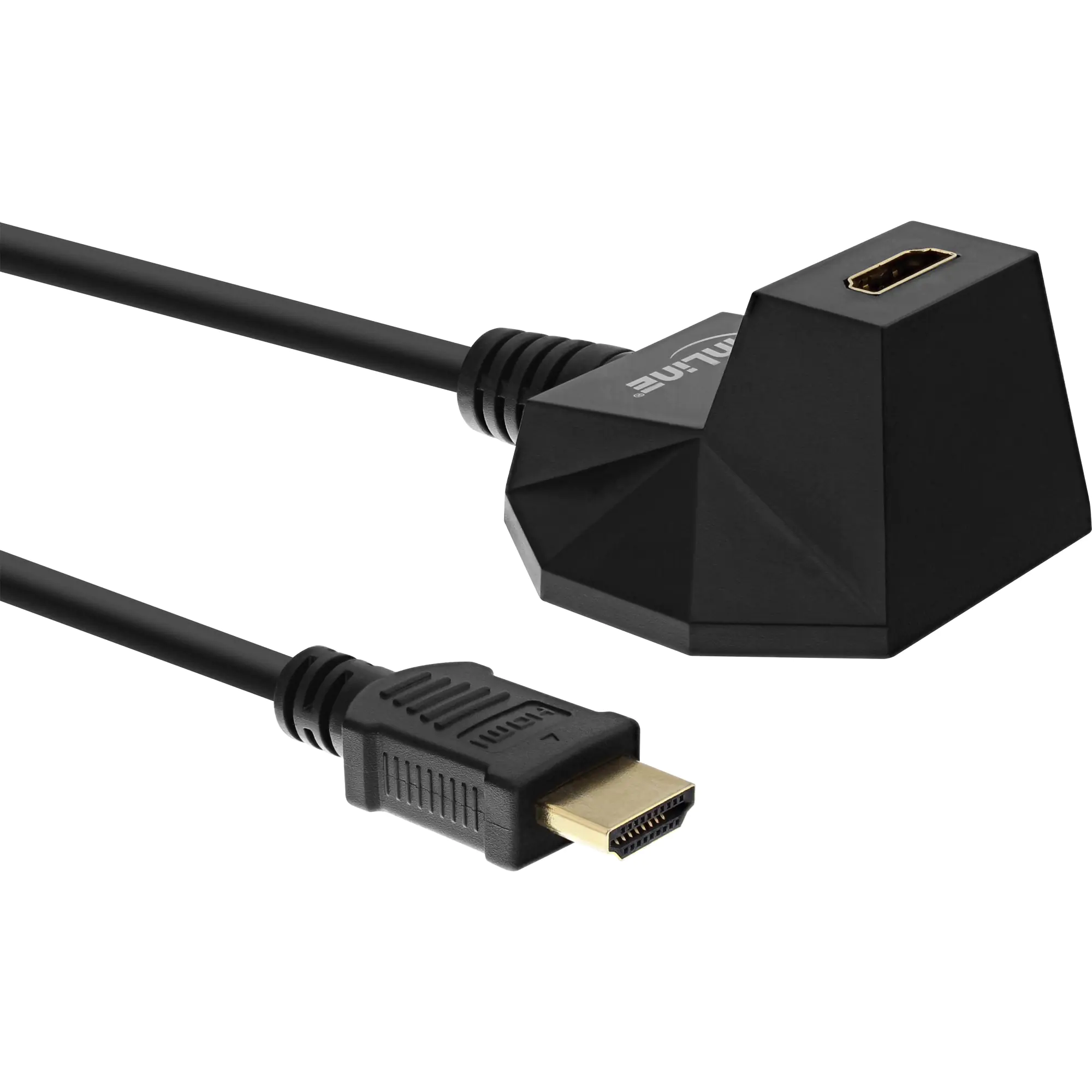 InLine High Speed Premium - HDMI-Verlängerungskabel mit Ethernet - HDMI männlich zu HDMI weiblich - 3 m - abgeschirmt - Schwarz - 4K Unterstützung InLine High Speed Premium - HDMI-Verlängerungskabel mit Ethernet - HDMI männlich zu HDMI weiblich - 3 m - abgeschirmt - Schwarz - 4K Unterstützung
