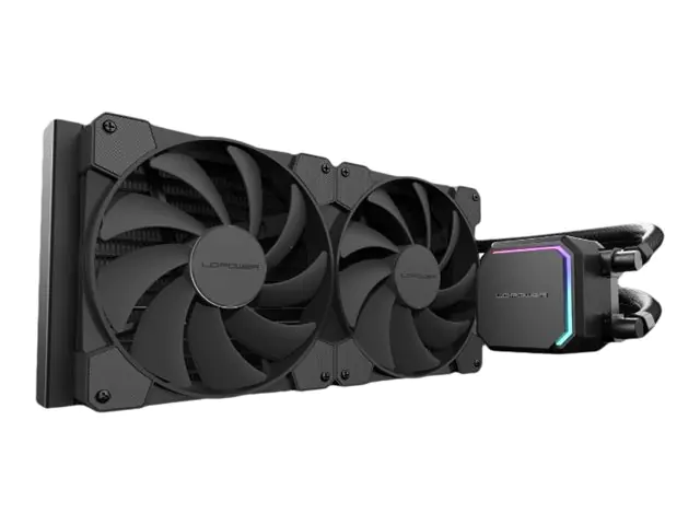 LC-Power JetFlow - Prozessor-Flüssigkeitskühlsystem - Kühlergröße: 280 mm - (für: LGA1150, LGA1151, LGA1155, LGA1156, LGA1200, LGA1366, LGA1700, LGA2011, LGA2011-3, LGA2066, FM1, FM2, Buchse FM3, AM2, AM3, AM4, AM5) LC-CC-280-B