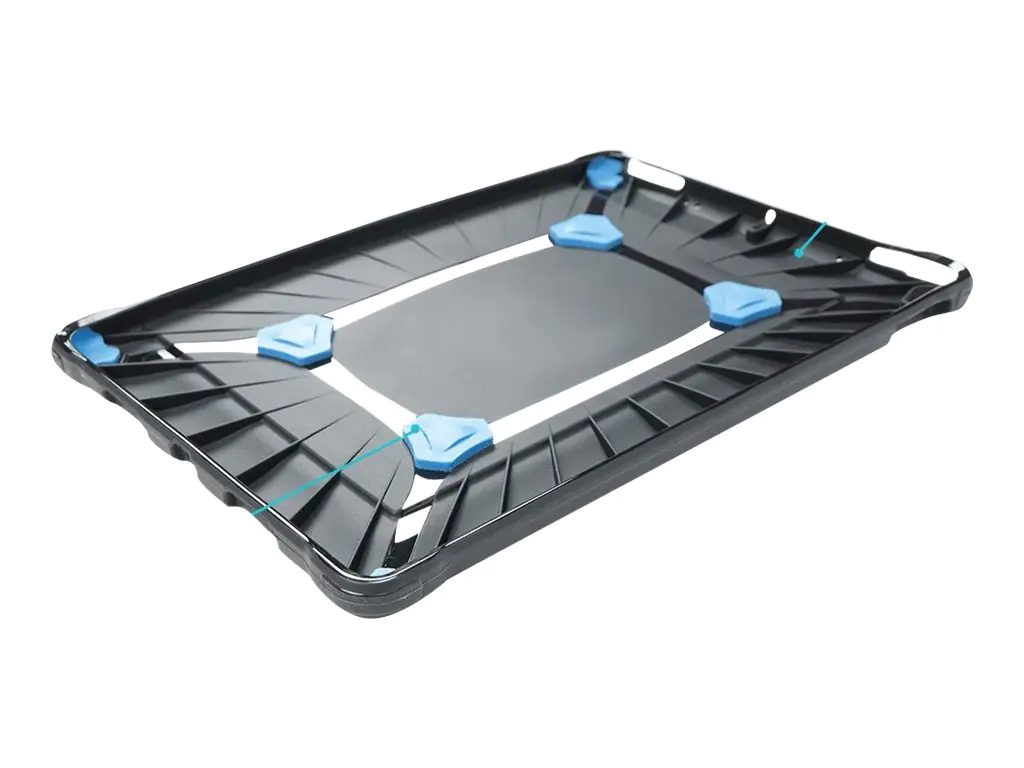 Mobilis PROTECH - Starter Pack - hintere Abdeckung für Tablet - mit verstärkten Kanten - Schwarz - 10.2" - für Apple 10.2-inch iPad (7. Generation, 8. Generation)