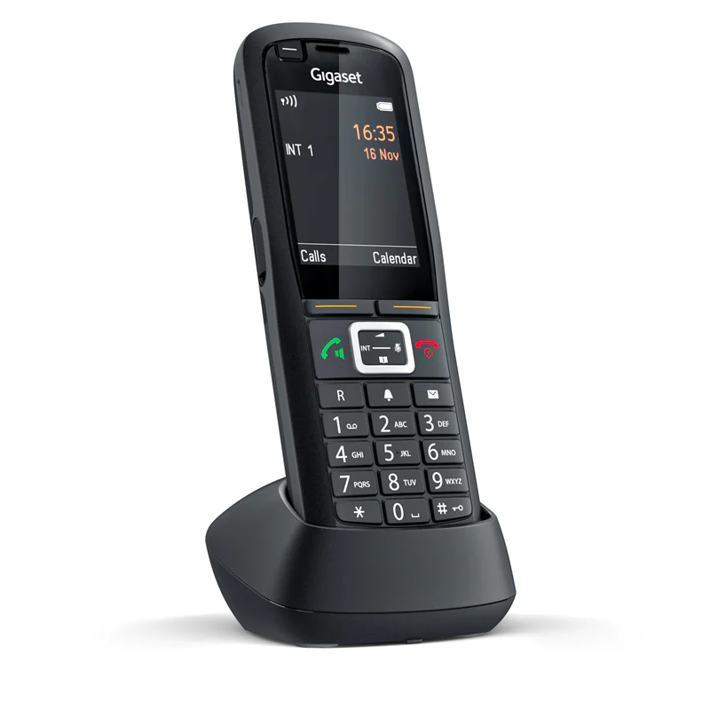 Gigaset R700H Pro - Schnurloses Erweiterungshandgerät - mit Bluetooth-Schnittstelle - DECT\GAP\CAT-iq - Schwarz Gigaset R700H Pro - Schnurloses Erweiterungshandgerät - mit Bluetooth-Schnittstelle - DECT\GAP\CAT-iq - Schwarz
