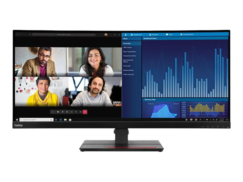 Lenovo ThinkVision P34w-20 - LED-Monitor - gebogen - 86.7 cm (34.14") 63F2RAT3EU