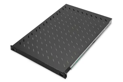 Digitus - Rack - Regal - Schwarz, RAL 9005 - 1U - 48.3 cm (19") Digitus - Rack - Regal - Schwarz, RAL 9005 - 1U - 48.3 cm (19")
