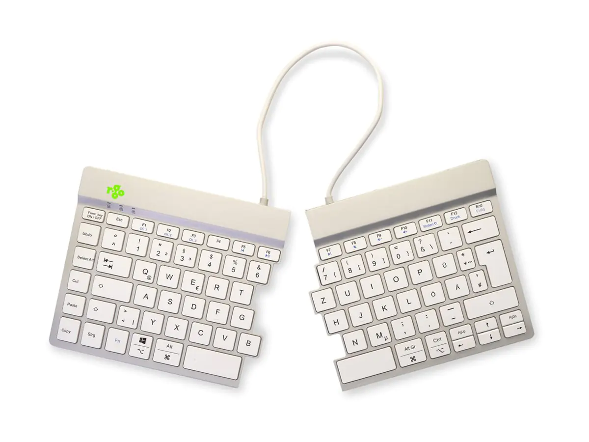 R-Go Ergonomische Tastatur Split break - Tastatur RGOSBDEWLWH