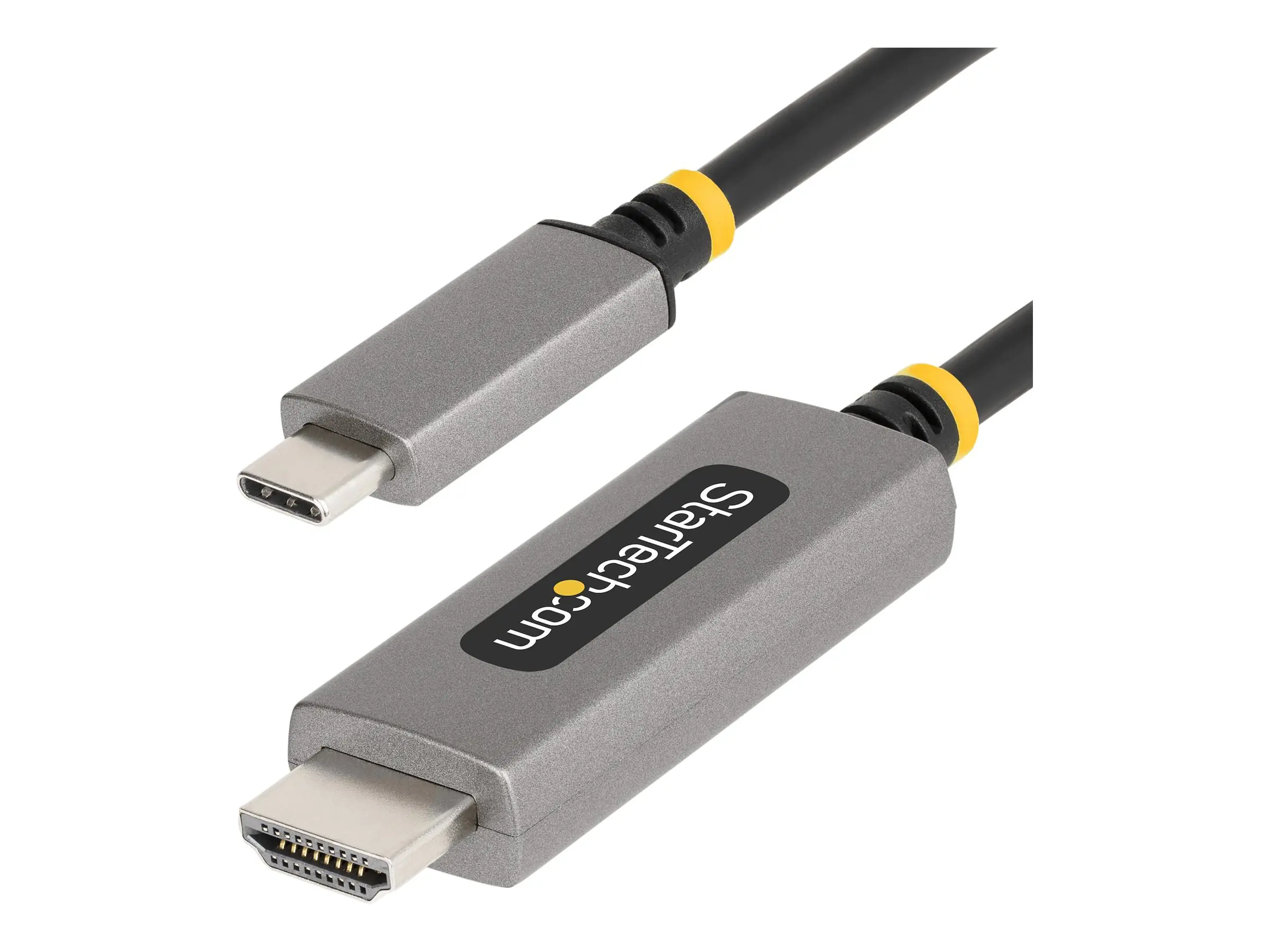 StarTech 3m USB-C HDMI Adapter Kabel, 8K 60Hz, HDR10, USB C auf HDMI - Adapterkabel - 24 pin USB-C männlich zu HDMI männlich - 3 m - Space-grau - aktiv, Support von 8K 60 Hz, Support von 4K 144 Hz StarTech 3m USB-C HDMI Adapter Kabel, 8K 60Hz, HDR10, USB C auf HDMI - Adapterkabel - 24 pin USB-C männlich zu HDMI männlich - 3 m - Space-grau - aktiv, Support von 8K 60 Hz, Support von 4K 144 Hz