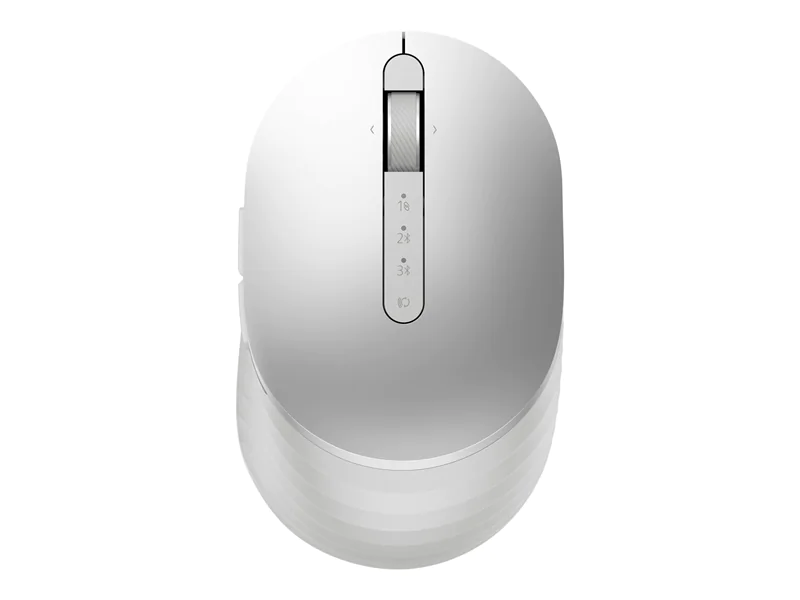 Dell Pro Premium kompakte Maus – MS7421W - Platinum Silver (silber), Beidhändig, Optisch, RF Wireless + Bluetooth, 1600 DPI, Platin, Silber MS7421W-SLV-EU