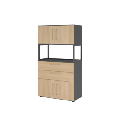 Hammerbacher Regalschrank FlexWall 800 x 1.452 x 417 mm (B x H x T) Flügeltür ohne Rollen Holz Hammerbacher Regalschrank FlexWall 800 x 1.452 x 417 mm (B x H x T) Flügeltür ohne Rollen Holz