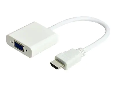 Jou Jye Computer AVC 135 - Videoadapter - HD-15 (VGA) weiblich zu HDMI männlich - 16 cm - weiß