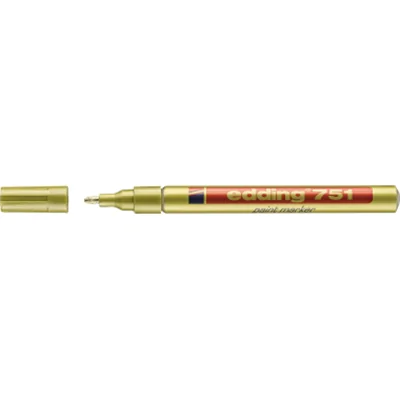 edding Lackmarker 751 4-751053 1-2mm Rundspitze permanent gold edding Lackmarker 751 4-751053 1-2mm Rundspitze permanent gold