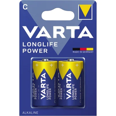 Varta Batterie Longlife Power 04914121412 C 1,5V 2 St./Pack. Varta Batterie Longlife Power 04914121412 C 1,5V 2 St./Pack.