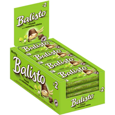 BALISTO® Schokoriegel 20 x 37 g/Pack. BALISTO® Schokoriegel 20 x 37 g/Pack.