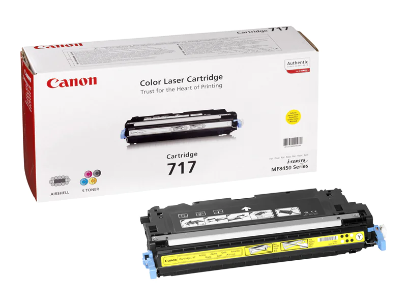 Canon 717 Yellow - Gelb - original - Tonerpatrone 2575B002