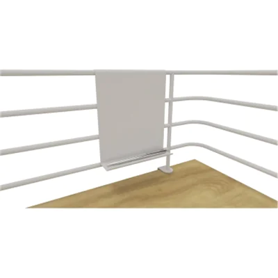NowyStyl Pinnwand 17 x 20 x 4,5 cm (B x H x T) Metall weiß NowyStyl Pinnwand 17 x 20 x 4,5 cm (B x H x T) Metall weiß