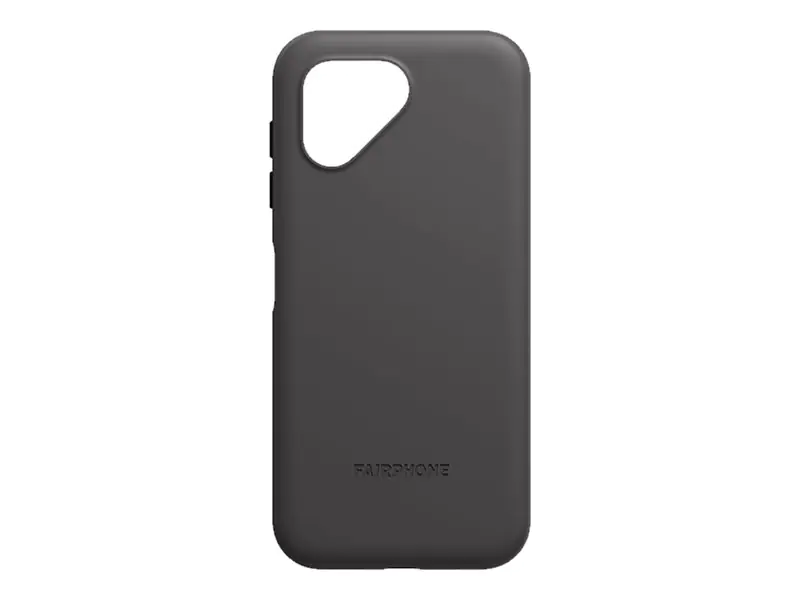 Fairphone - Hintere Abdeckung für Mobiltelefon - Thermoplastisches Polyurethan (TPU) - mattschwarz - für Fairphone 5