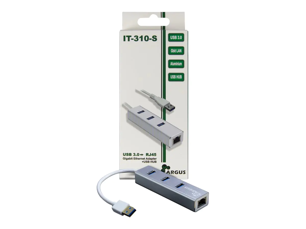 Inter-Tech Argus IT-310-S - Hub - 3 x SuperSpeed USB 3.0 88885471