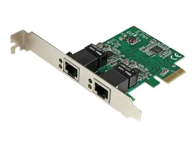 StarTech Dual Port Gigabit PCI Express Server Network Adapter Card - 1 Gbps PCIe NIC - Dual Port Server Adapter - 2 Port Ethernet Card (ST1000SPEXD4) - Netzwerkadapter - PCIe Low-Profile - Gigabit Ethernet x 2 - für P/N: ET91000SM10, ET91000SM20 StarTech Dual Port Gigabit PCI Express Server Network Adapter Card - 1 Gbps PCIe NIC - Dual Port Server Adapter - 2 Port Ethernet Card (ST1000SPEXD4) - Netzwerkadapter - PCIe Low-Profile - Gigabit Ethernet x 2 - für P/N: ET91000SM10, ET91000SM20