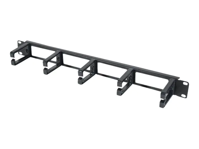 deXlan - Kabelführungsplatte für Schaltschrank - Schwarz - 1U - 48.3 cm (19") deXlan - Kabelführungsplatte für Schaltschrank - Schwarz - 1U - 48.3 cm (19")