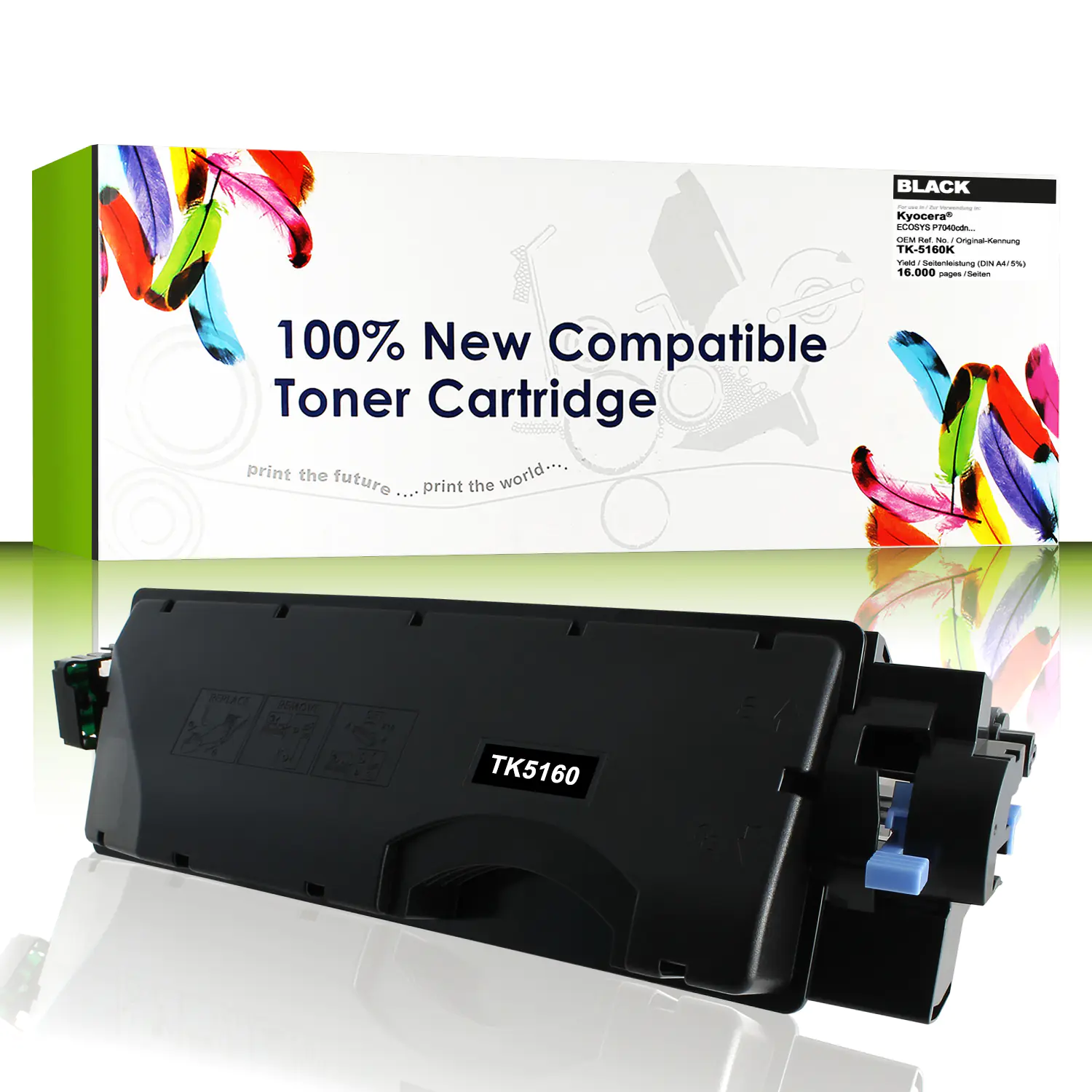 CartridgeWeb Toner kompatibel zu Kyocera/Mita 1T02NT0NL0 TK-5160K Schwarz 16.000 Seiten 1 Stück CartridgeWeb Toner kompatibel zu Kyocera/Mita 1T02NT0NL0 TK-5160K Schwarz 16.000 Seiten 1 Stück