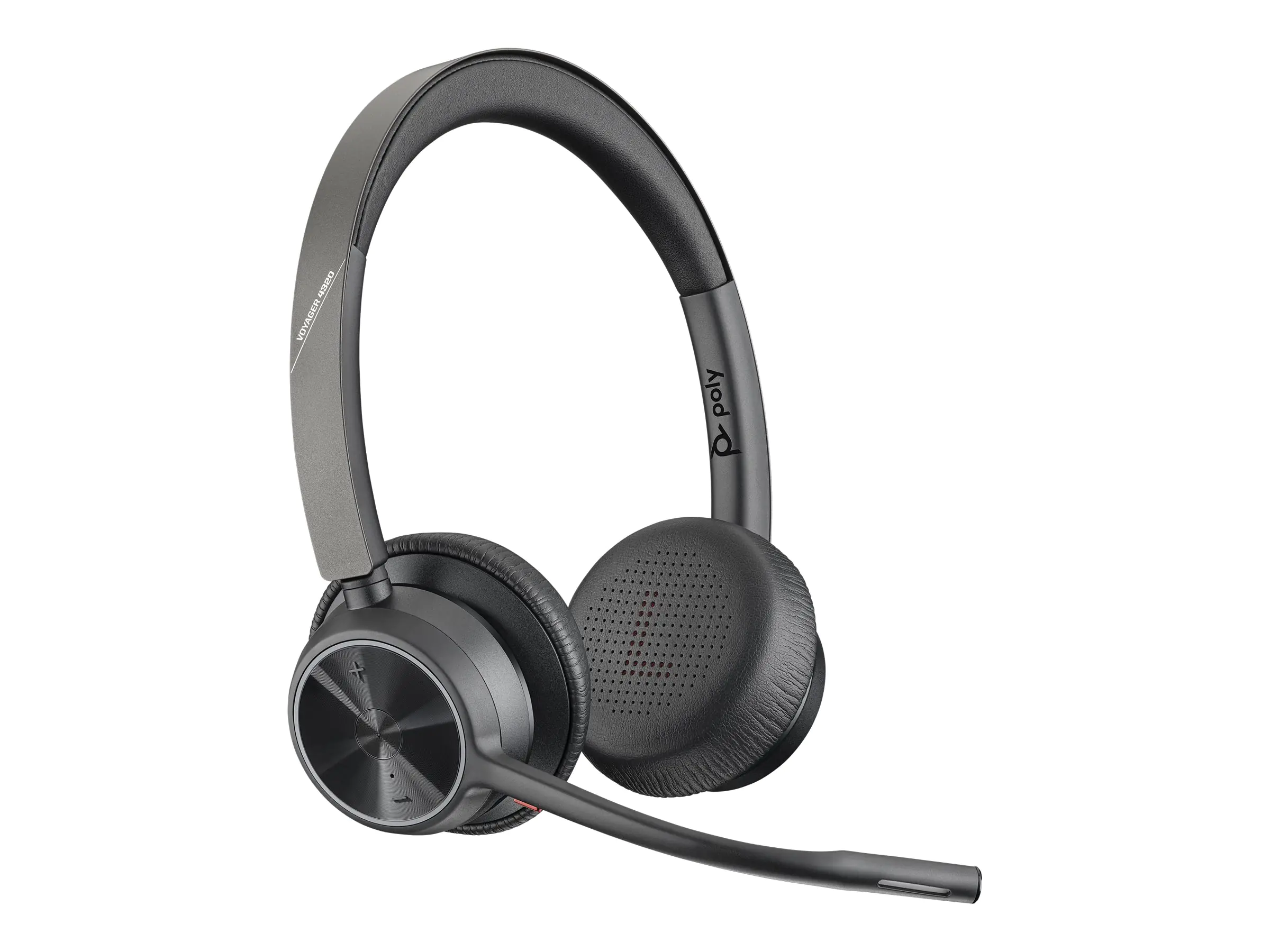 Poly HP Poly Voyager 4320 USB-A Headset +BT700 Dongle, Kabellos, Büro/Callcenter, 20 - 20000 Hz, 122 g, Kopfhörer, Schwarz 76U49AA