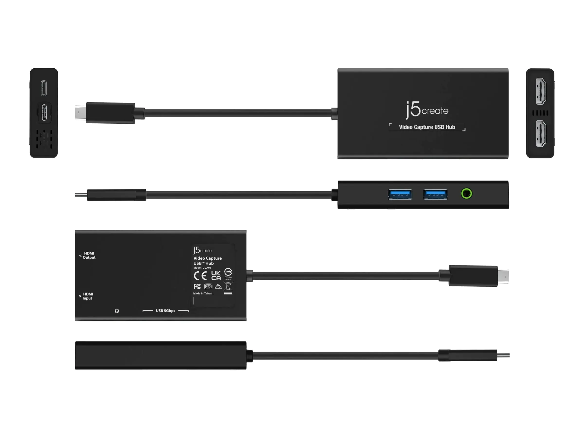 j5create JVA01-N - Videoaufnahmeadapter - USB-C