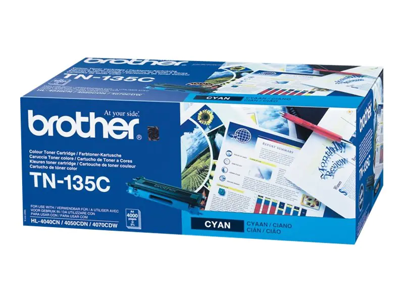Brother TN135C - Hohe Ergiebigkeit - Cyan - original