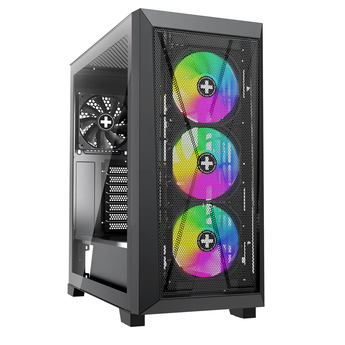 Xilence Performance X Series Xilent X X912.ARGB - Mid tower - ATX - Seitenteil mit Fenster (gehärtetes Glas) XG151