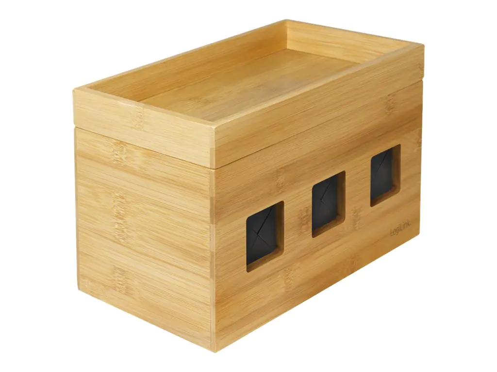 LogiLink Kabel-Organizer - Bamboo, braun KAB0076