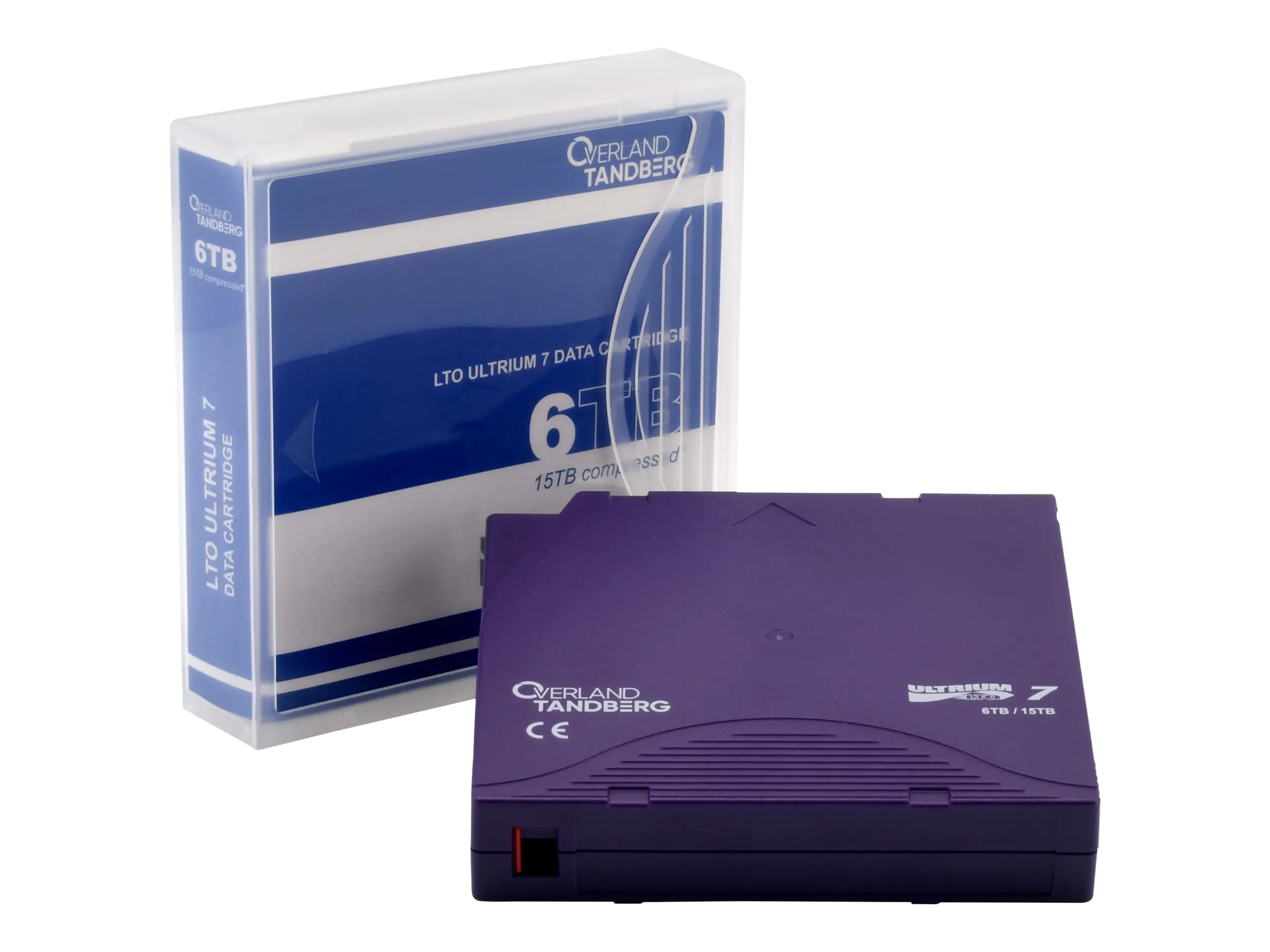 Overland-Tandberg - 5 x LTO Ultrium 7 - 6 TB / 15 TB - Mit Strichcodeetikett - für Overland-Tandberg LTO-7, LTO-7 HH