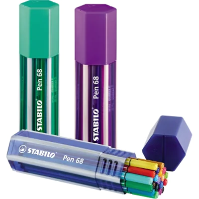 STABILO Pen 68 Big Pen Box 6820-1 Pa=20 Farben sortiert