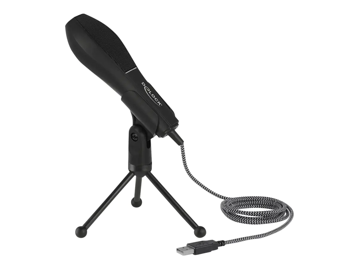 Delock Mikrofon - USB - Schwarz 65939