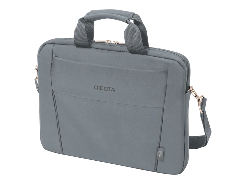 DICOTA Eco BASE - Slim - Notebook-Tasche - 35.8 cm - 13" - 14.1" - Grau DICOTA Eco BASE - Slim - Notebook-Tasche - 35.8 cm - 13" - 14.1" - Grau